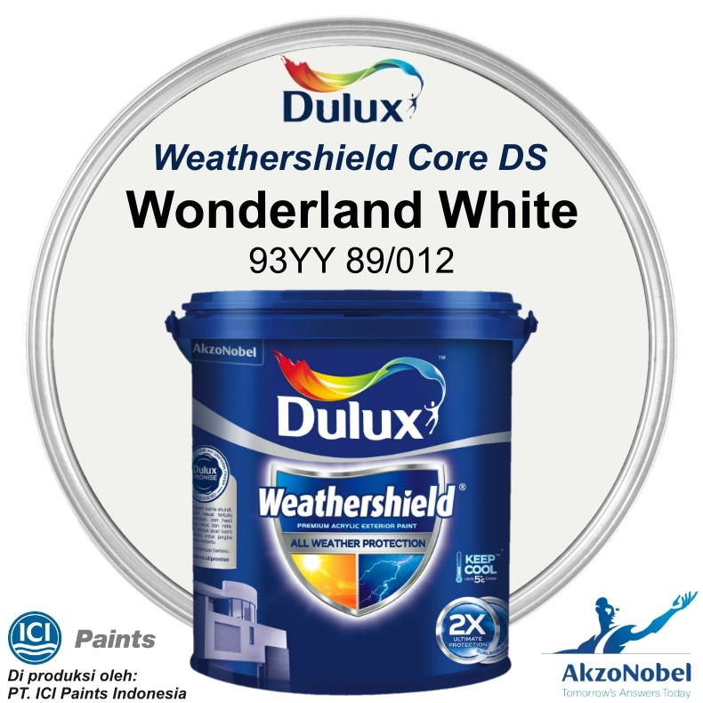 CAT DULUX WEATHERSHIELD 20 LT - WONDERLAND WHITE 93YY 89/012