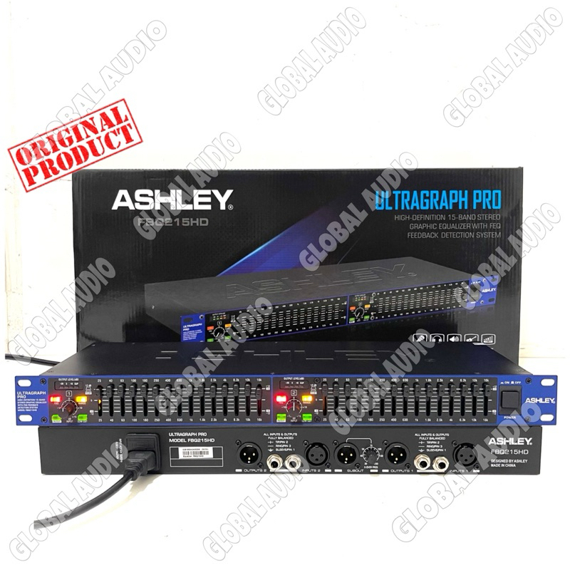 Equaliser Ashley FBQ 215 HD Original Equalizer Ashley Fbq215Hd With Feeckback Destroyer Fbq-215Hd ( 