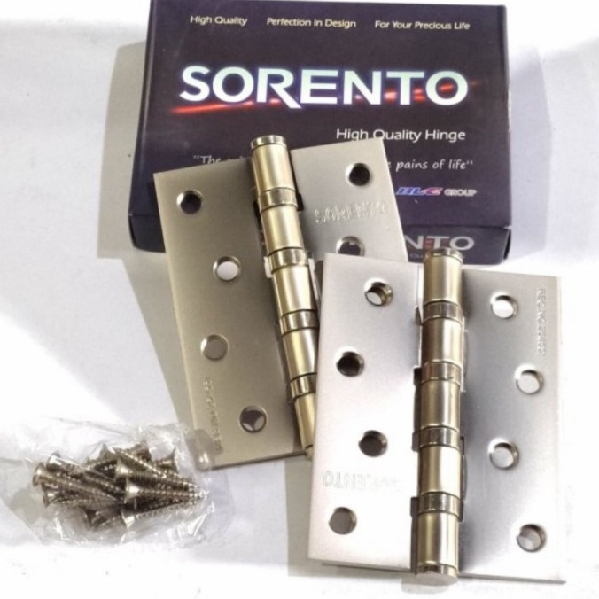 ENGSEL TEBAL SORENTO 4 INCH/ENGSEL PINTU RUMAH LEMARI GUDANG GEMBOK JENDELA /ENGSEL PINTU BERKUALITA