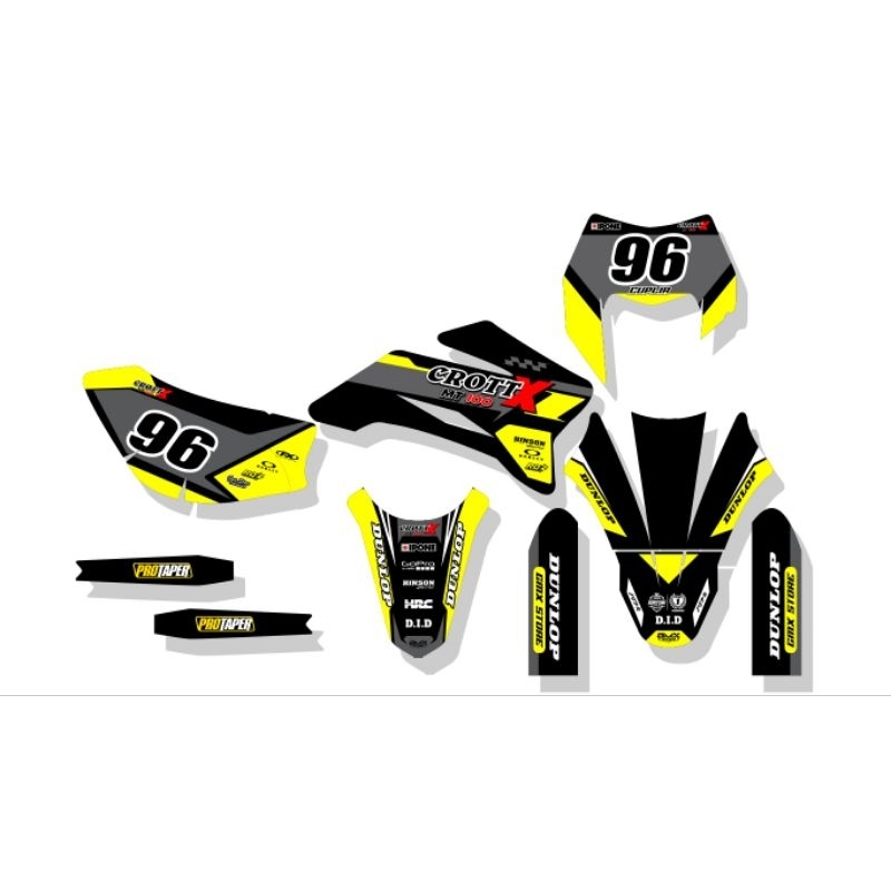 Decal viar mt cross x 100 super glossy + cutting