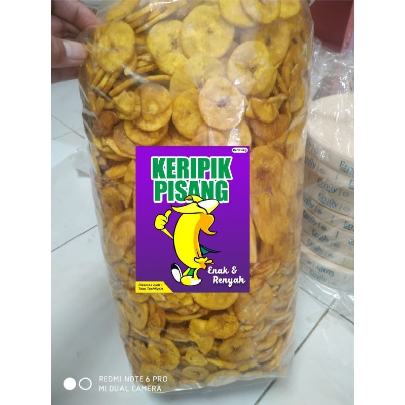 

Keripik Pisang Manis Bulat kiloan 4kg Oleh-oleh khas