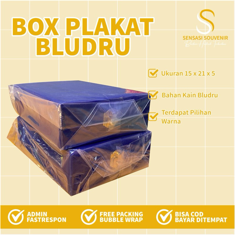 

Box Plakat Bludru Polos Batik / Kotak Plakat / Vandel Plakat Box