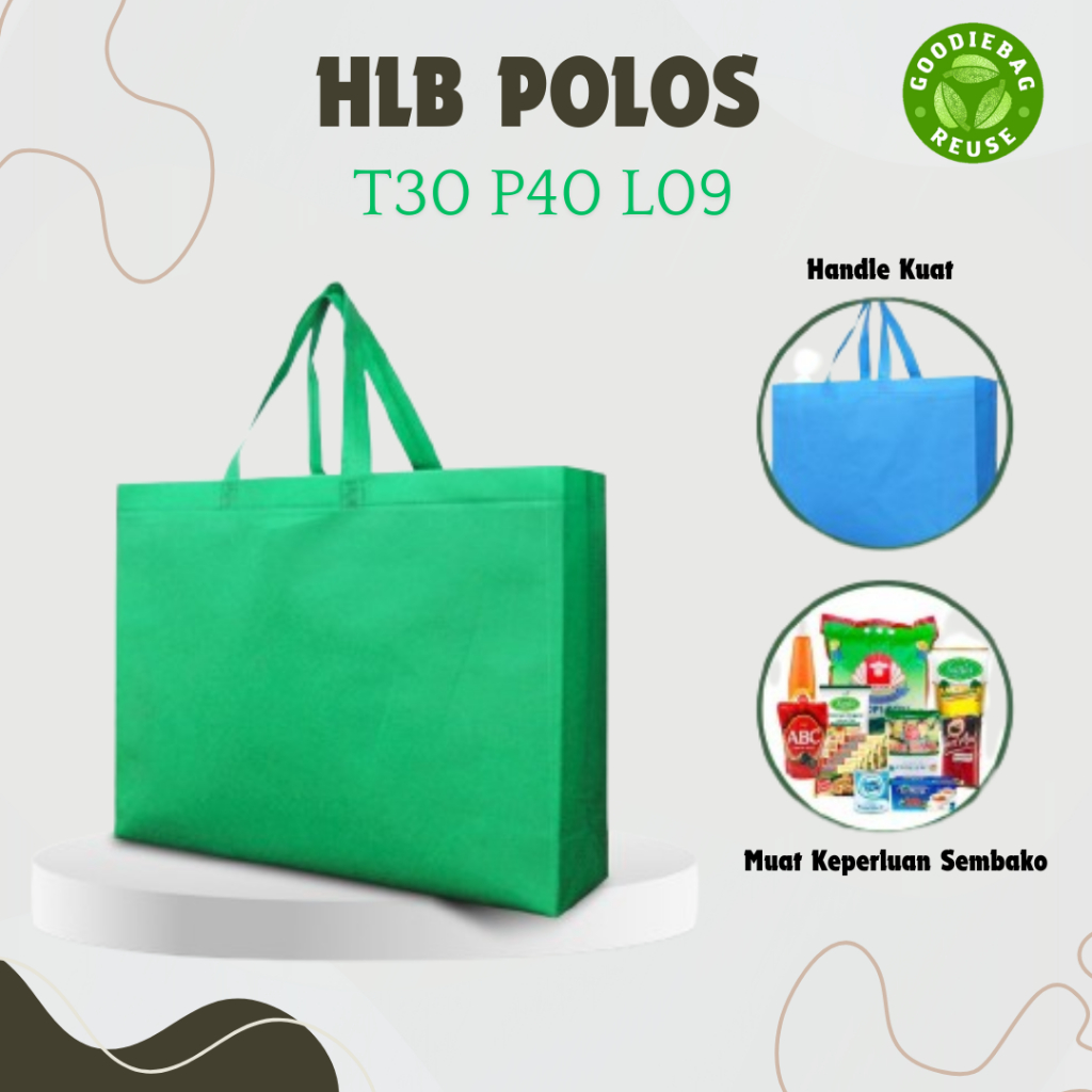 

Goodie bag / tas spunbond / tas seminar / tas souvernir box uk (30x40x9)
