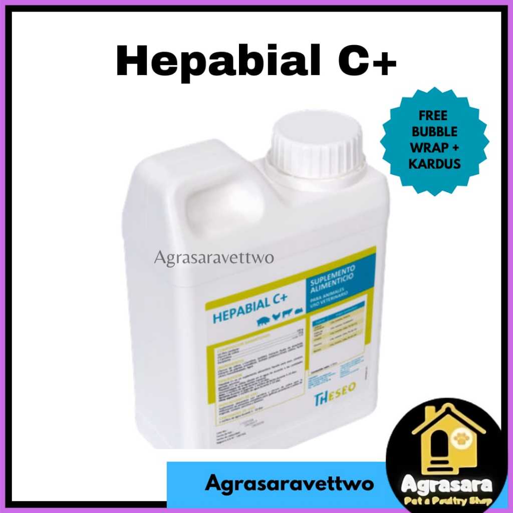 Hepabial c+ 1 LITER (CARNITINE SORBITOL) PERBAIKI FUNGSI HATI TERNAK MIRIP HEPARENOL
