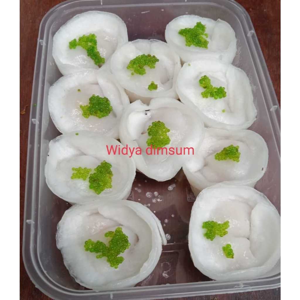 

Pangsit Chiken Crown/Pangsit Crown Frozen/Dumpling Ayam WIDYA DIMSUM
