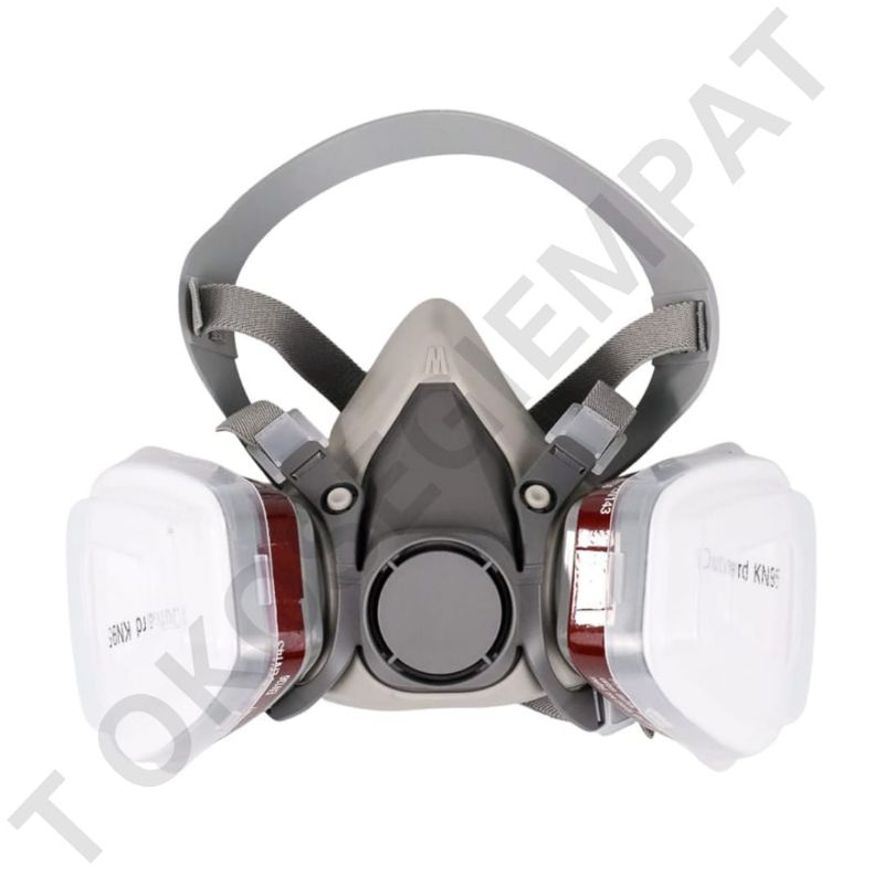 Masker Gas Respirator - 6200 - Gray | masker proyek | safety mask | masker debu erupsi |masker cat |