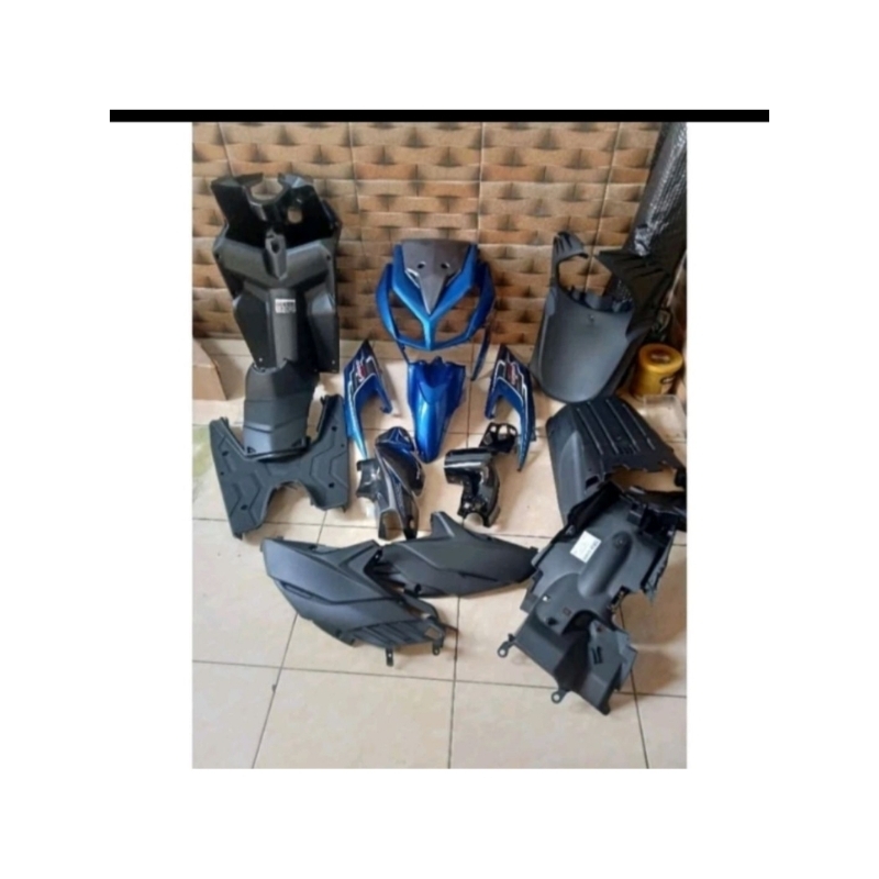 FULL BODY KASAR & HALUS VARIO TECHNO 110 KARBU WARNA BIRU