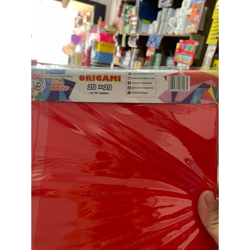 

Origami Asturo 20 x 20 isi 50 lembar