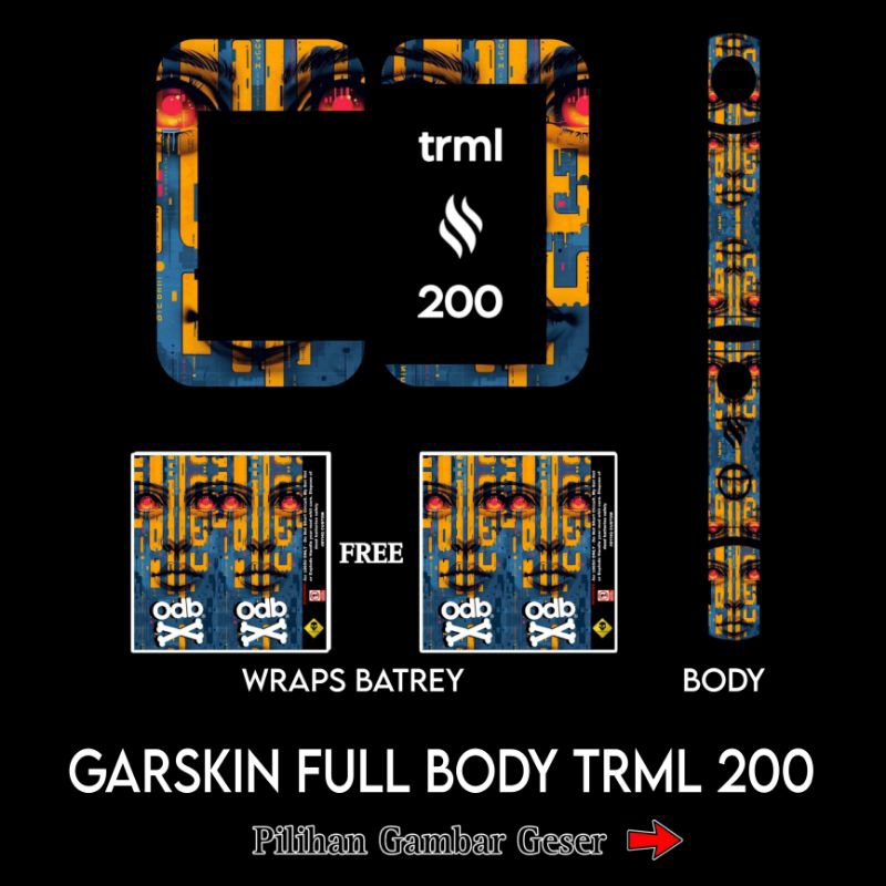 

stiker thermal 200 full body