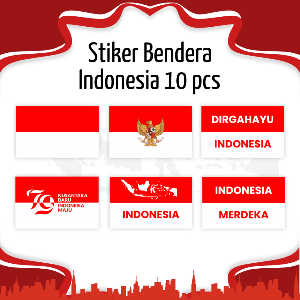 

Stiker Merah Putih / Stiker Bendera Indonesia Besar