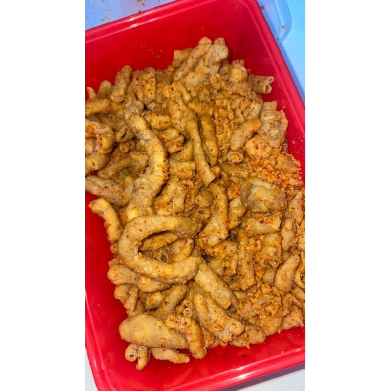 

Keripik Usus Ayam Balado Kemasan 50gram&100gram