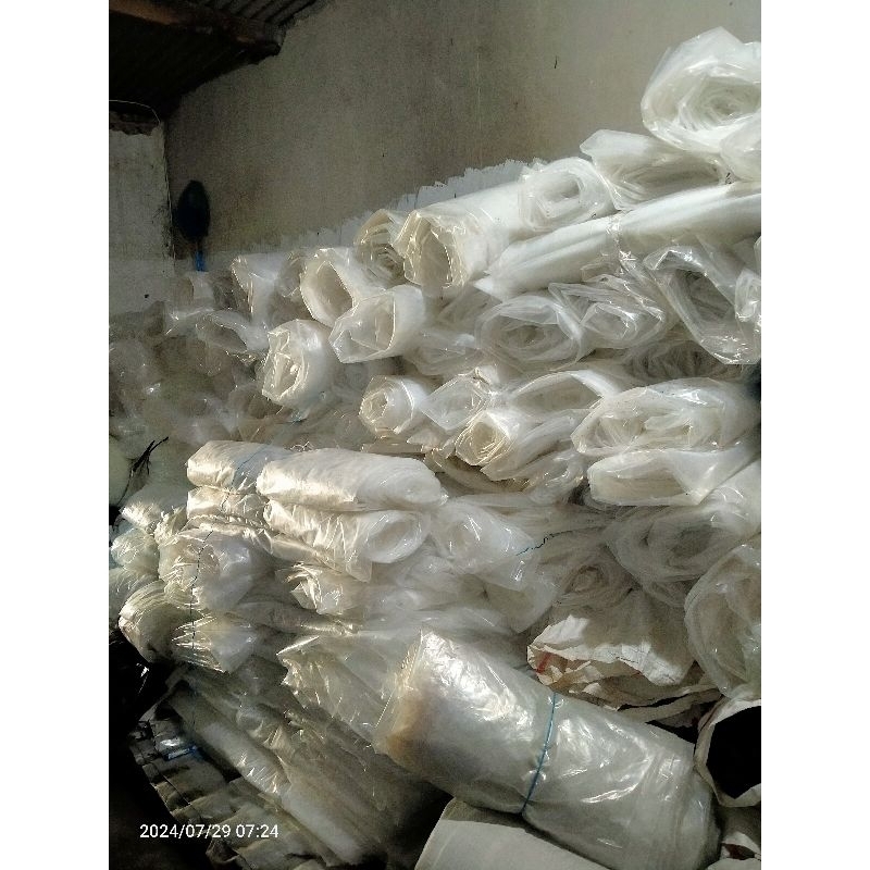 Plastik bekas 7x8 tebal 250 micron