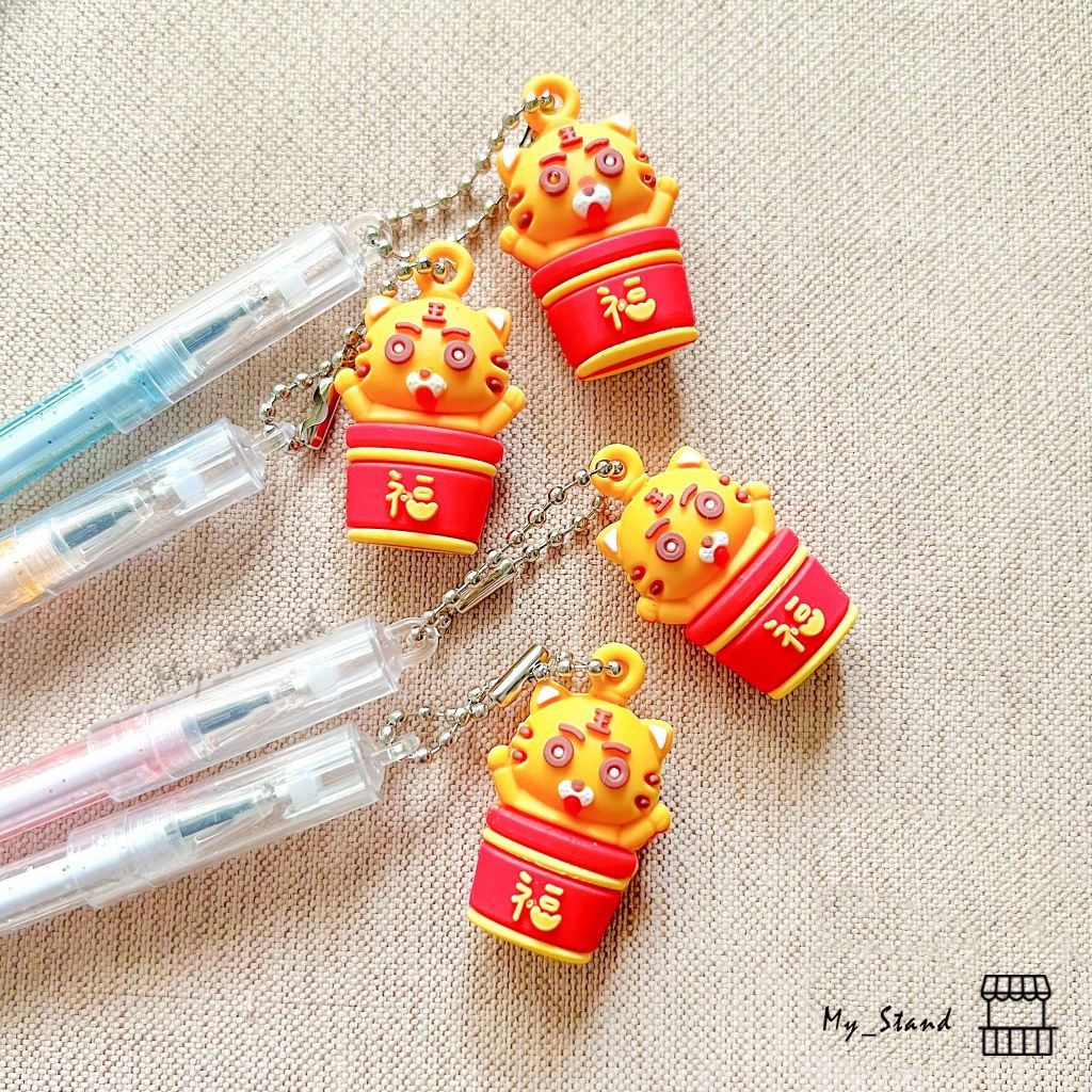 

Pena Gel Gantung Macan Sincia PG-1093 Pulpen Bolpen Bollpoint Tinta Hitam Shio Harimau Singa Gelpen