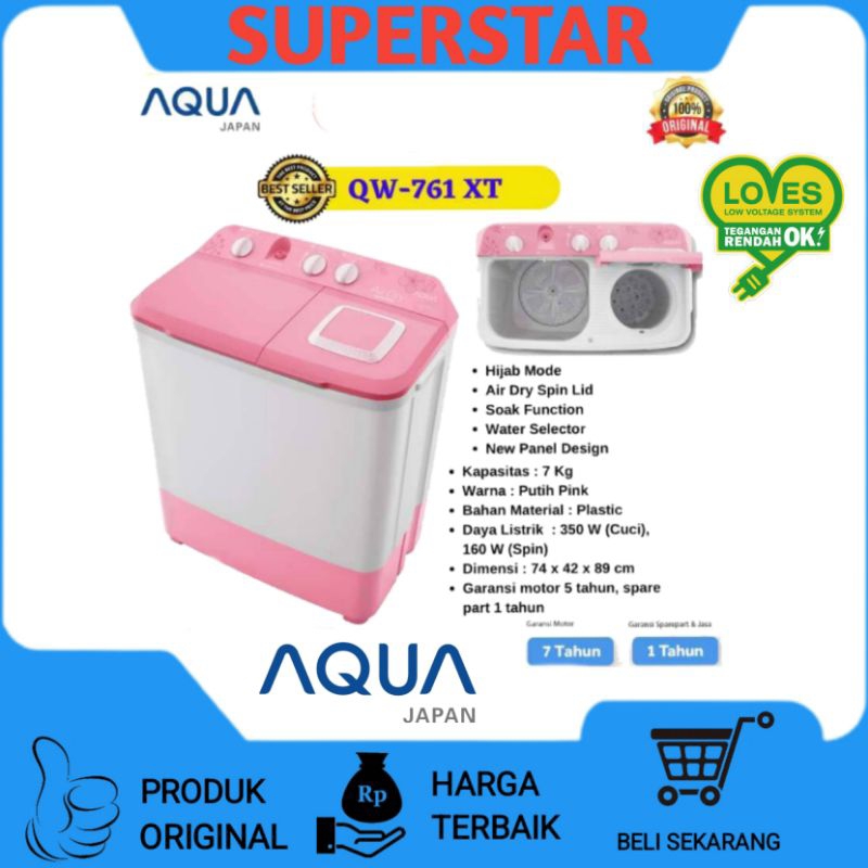 Mesin Cuci AQUA QW-761XT