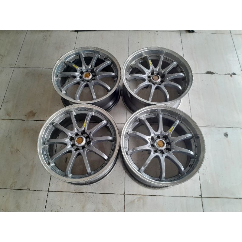 velg racing ce28 r18x8/9 baut 4x100/114 et35/40