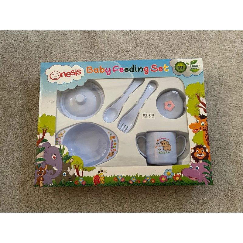 Baby Feeding Set Onesis | Alat Makan Bayi | Set Makan Anak
