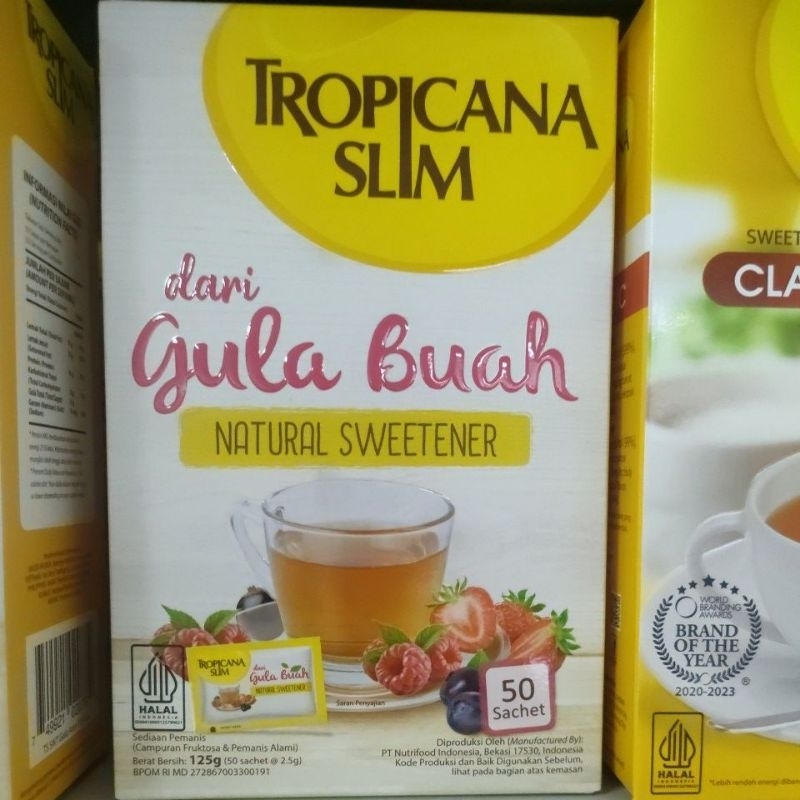 

Tropicana Slim Natural Sweetener dari gula buah