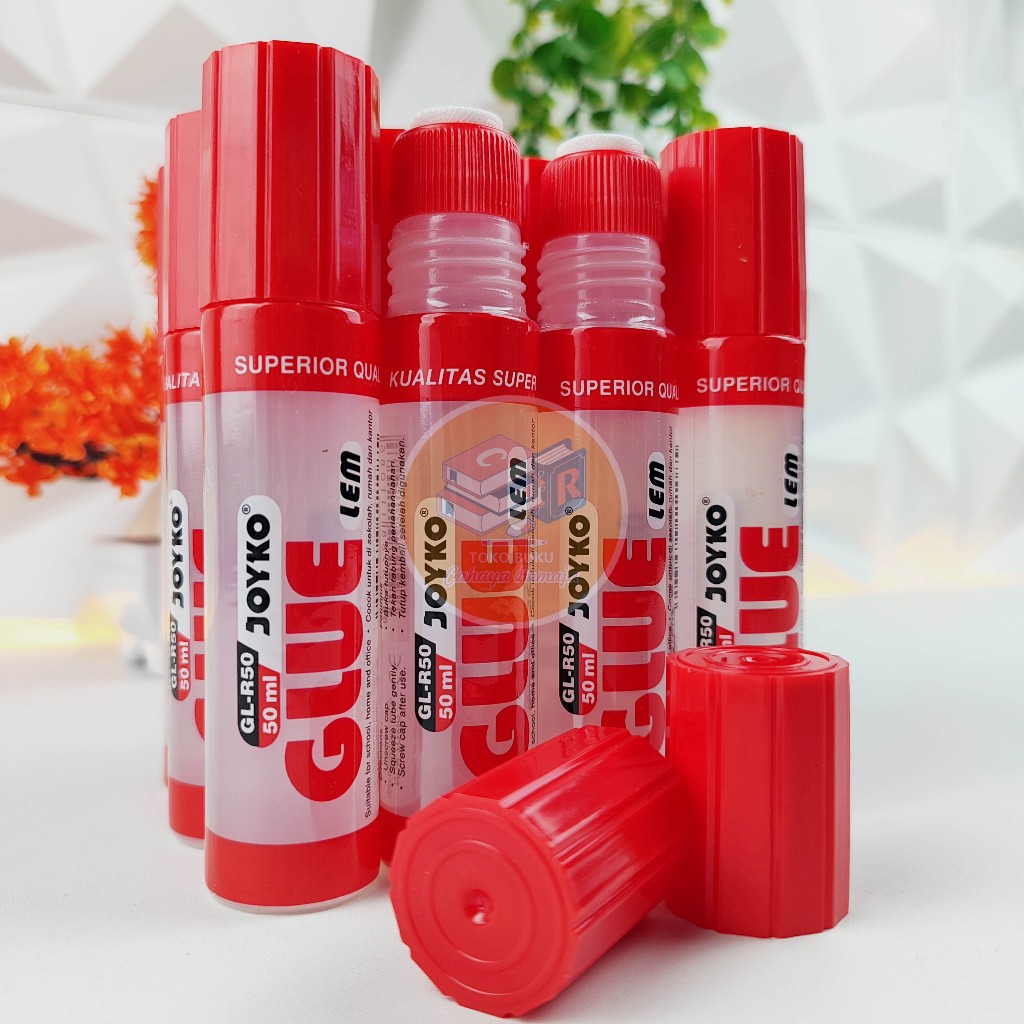 

Lem Cair Joyko Transparant Glue 50ml 1Pak isi 12