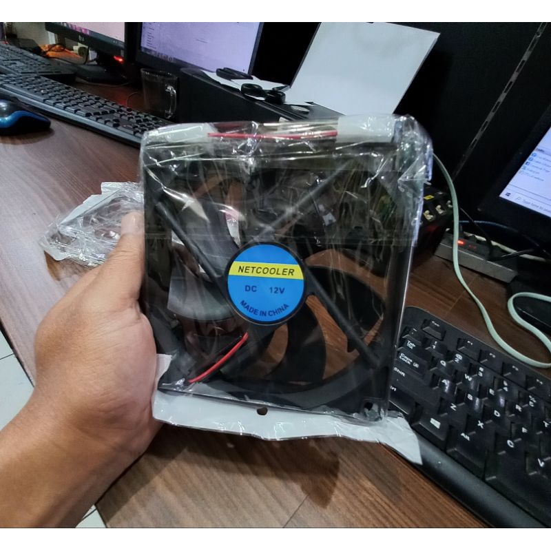 fan casing 12cm Hitam 12cm