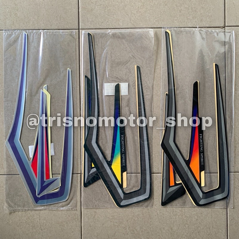 Lis list Polet Striping Sticker Stiker Body Motor Yamaha RX-King 00 01 Rx king king 2000 2001 Standa