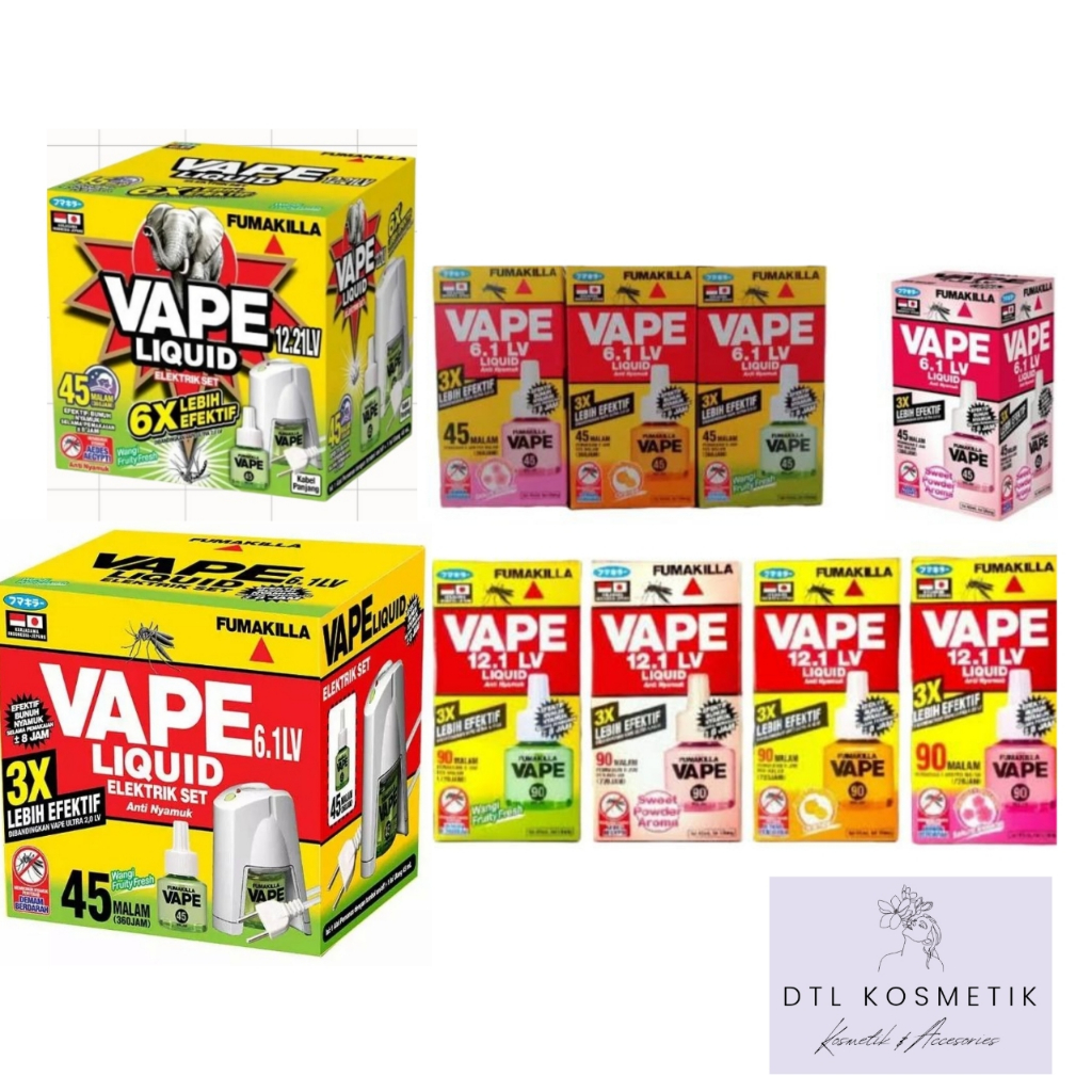 ✦DEUS✦Fumakila Vape Liquid | Obat Nyamuk Fumakila Refill 45 Malam | Obat Nyamuk Elektrik Fumakila 45