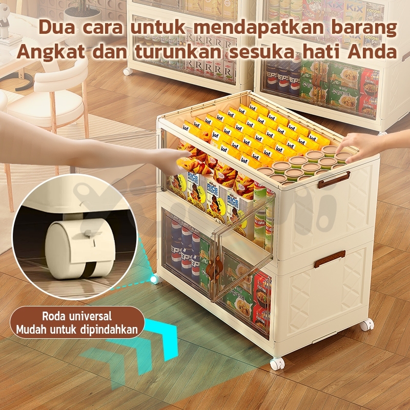 lemari susun rak makanan ringan rak dapur rak troli rak makanan ringan lemari pintu lemari plastik