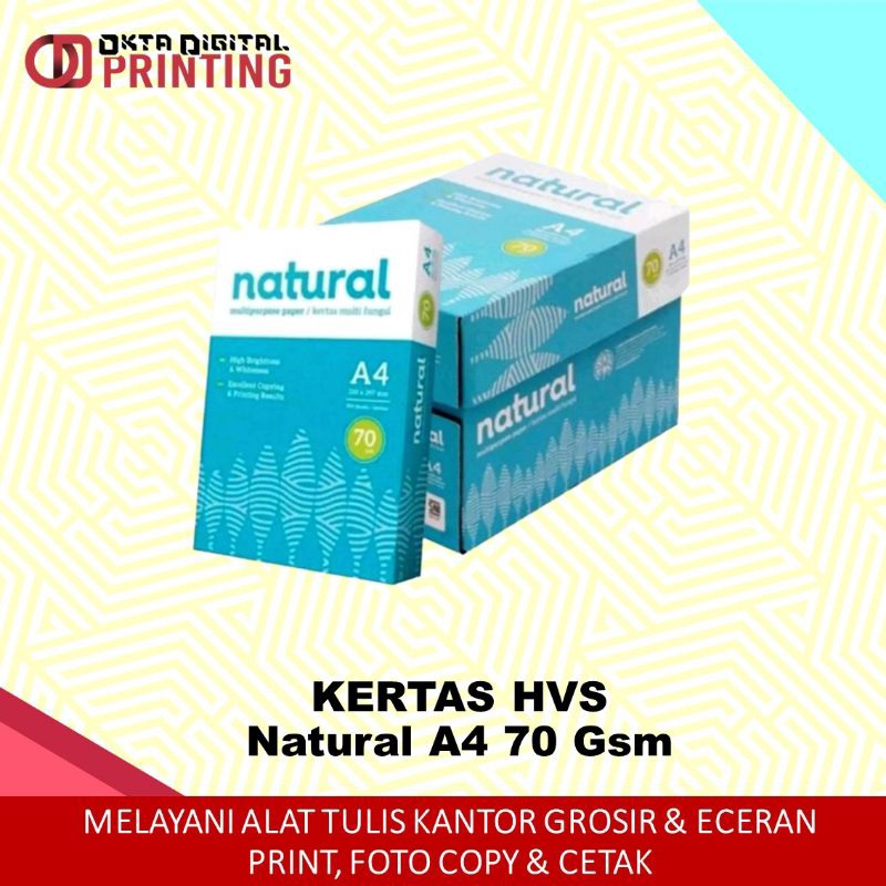 

KERTAS HVS NATURAL A4 70 GSM