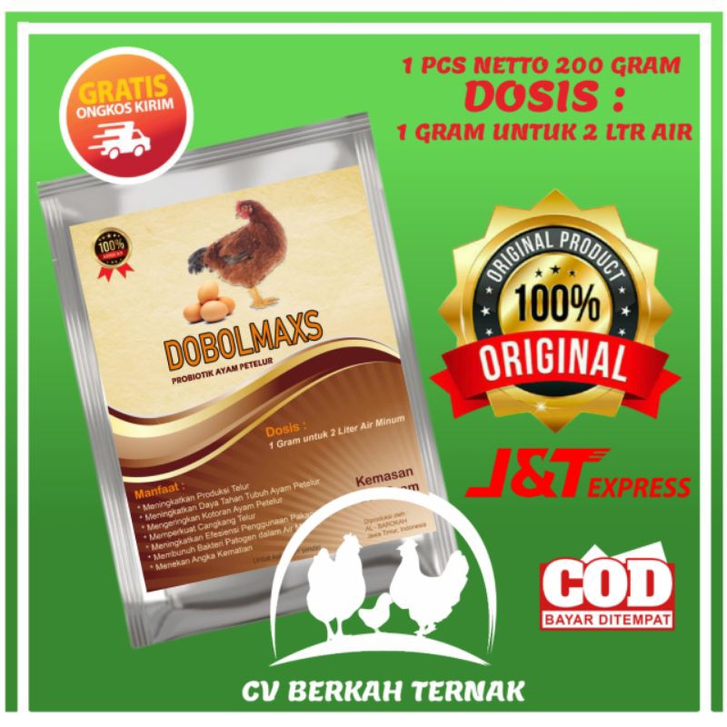 Dobolmaxs probiotik ayam petelur - vitamin ayam petelur - obat ayam petelur