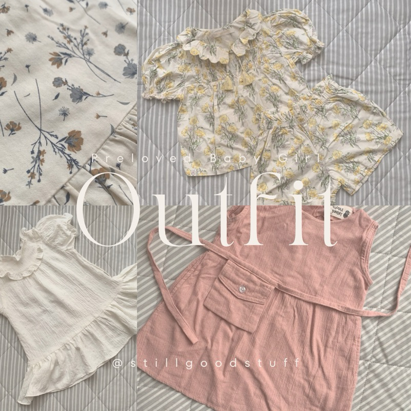 Preloved Girls Outfit Set Baju Bekas Anak Perempuan Gingersnaps Monami Toodle Sunday