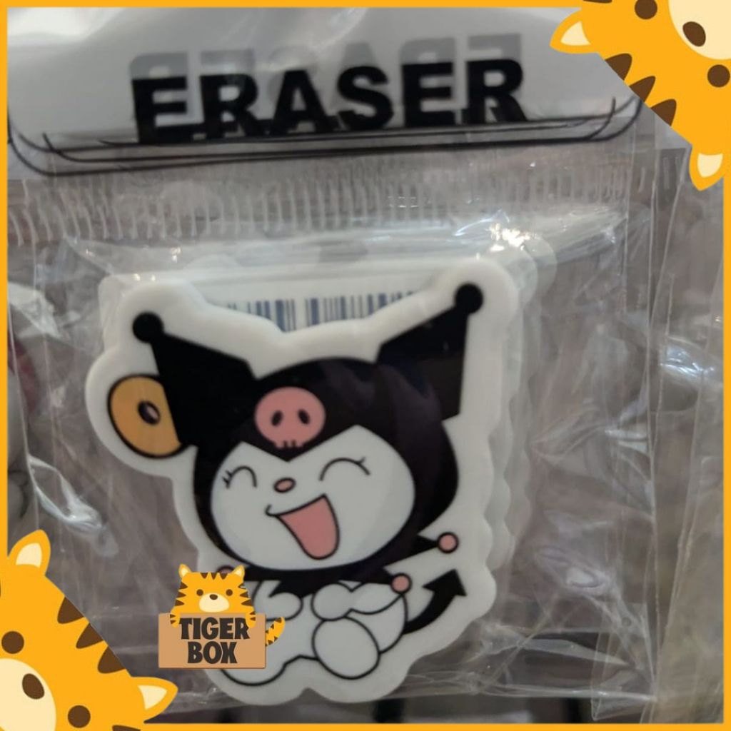 

Penghapus Karet Karakter Kepala Sanrio Kuromi Chinamorol My Melody Cute Eraser Kawaii Sanrio Stip Pensil Lucu