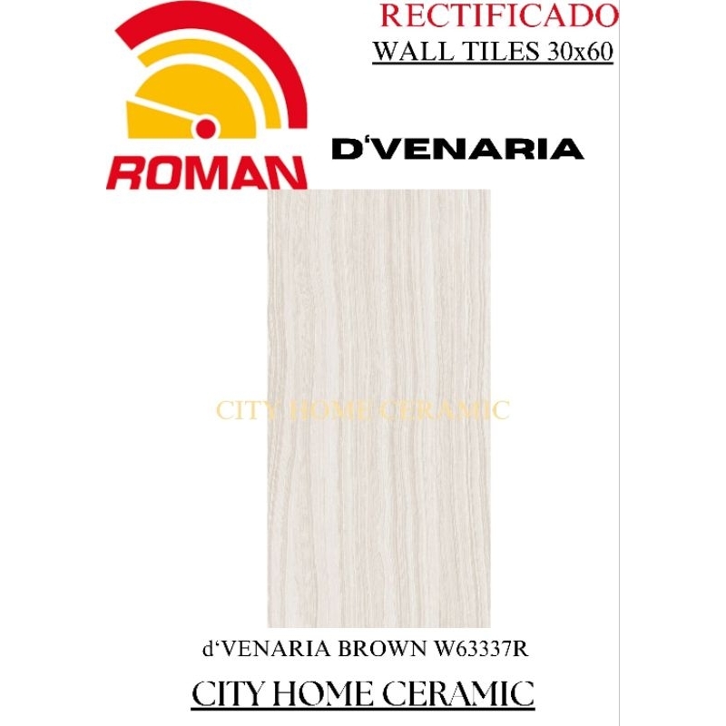 ROMAN/d'VENARIA BROWN W63337R/30x60/DINDING/DAPUR/