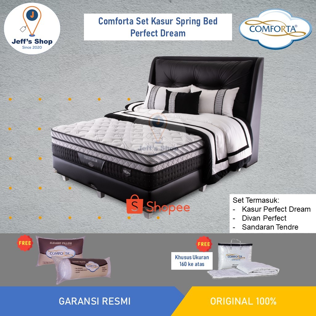 Comforta Set Kasur Spring Bed Perfect Dream