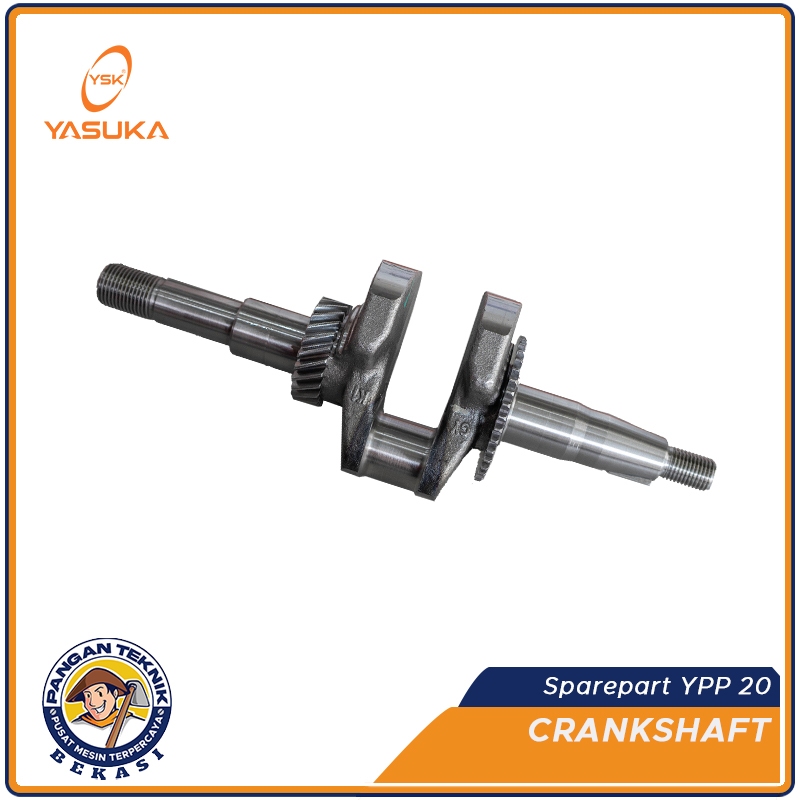 CRANKSHAFT YPP20 YSK | KRUK AS | AS KRUK | CRANK SHAFT ASSY YPP20 YASUKA | CRANK SHAFT POMPA PEMADAM
