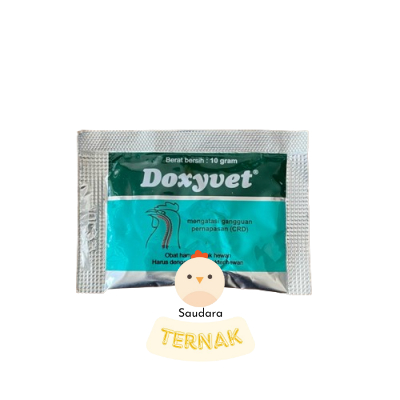 Doxyvet 10 gram Obat Ayam Snot CRD Ngorok Medion
