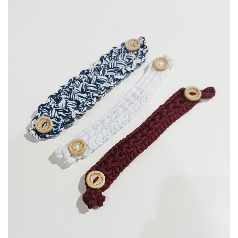 Masker Konektor Rajut Strap Masker Rajut