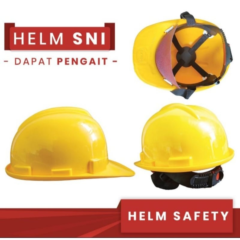 HELM PROYEK /HELM PELINDUNG KEPALA SNI/HELM SNI PROYEK