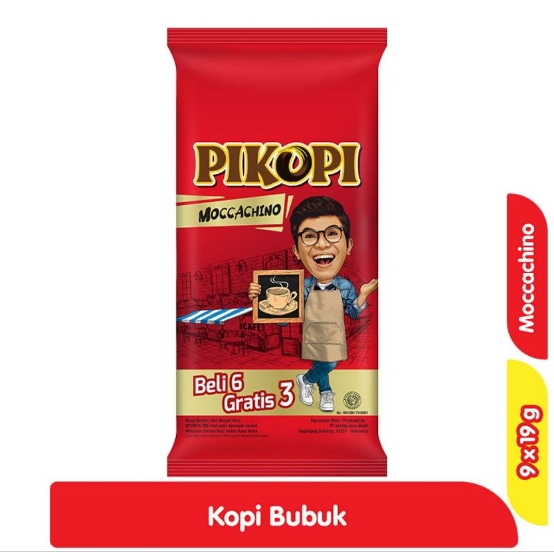 

Pikopi Kopi Instan Moccachino isi 6 x 19 gram