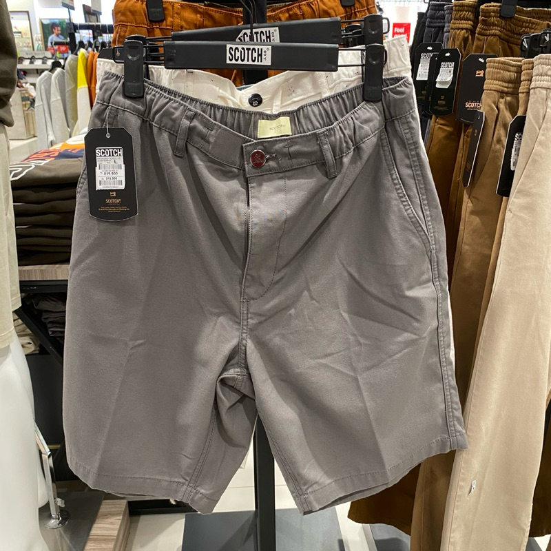 Scotch & Co Celana Chinos Pendek Pria Banyak Pilihan Warna Size S-XL