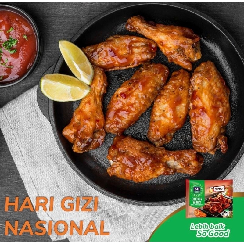 

so good chicken wings 400 gr / sayap ayam berbumbu