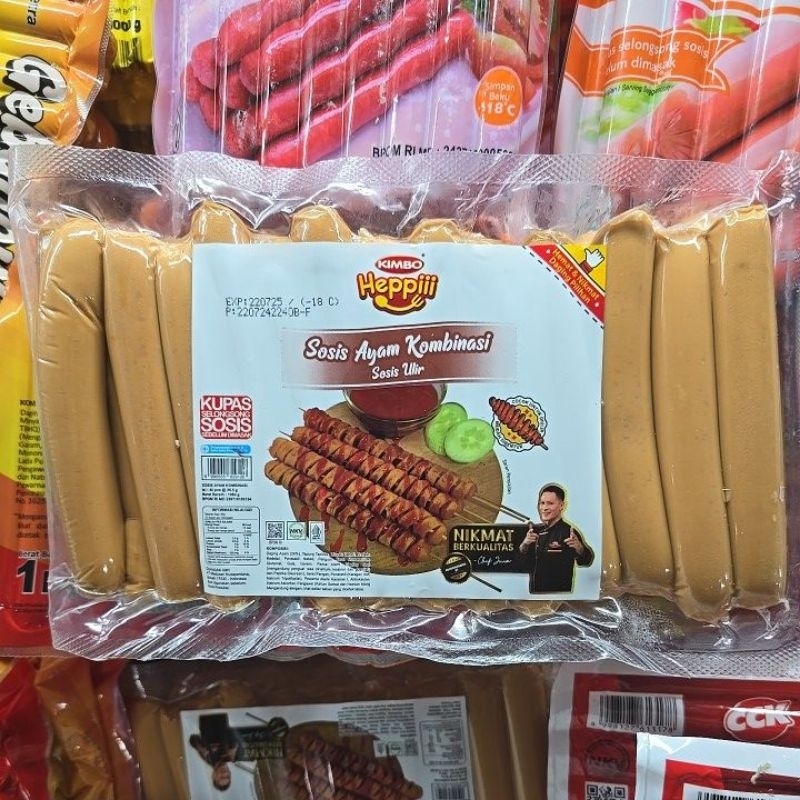 

Kimbo Sosis Ayam 1kg (isi 40)