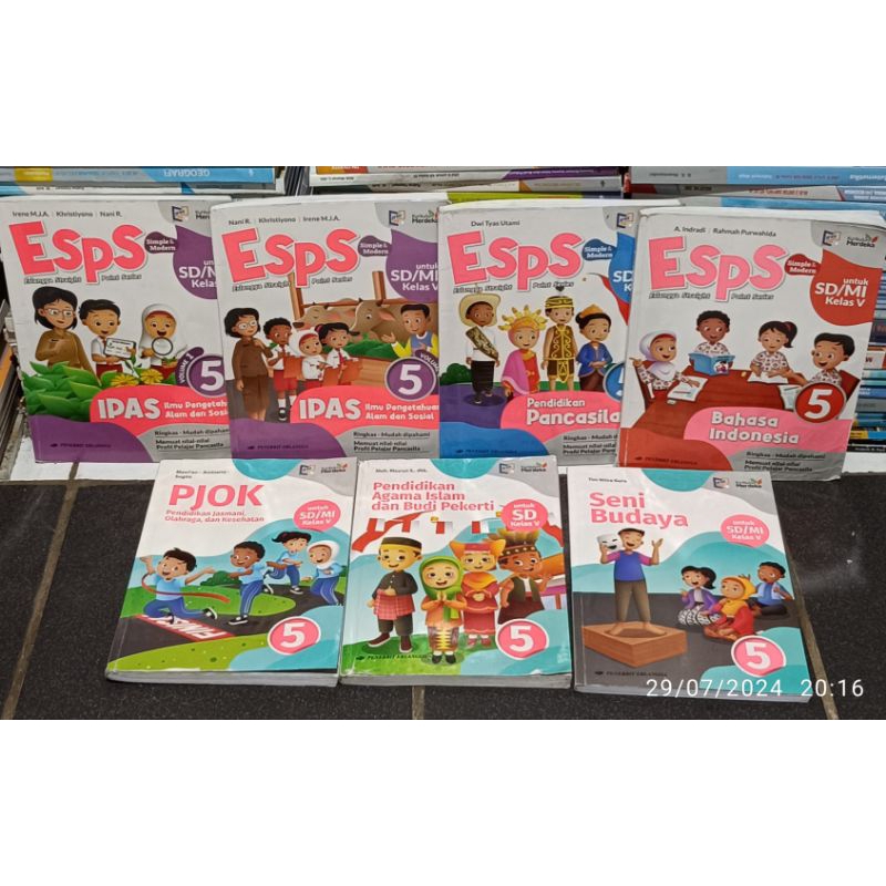 Kurikulum Merdeka Kelas 5 SD/MI Erlangga