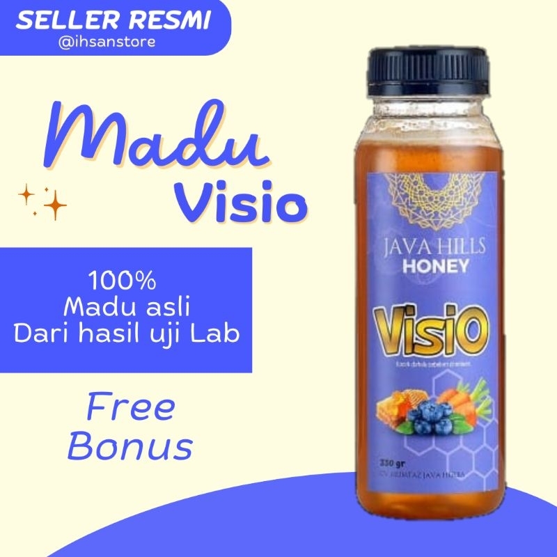 

TEGAL MADU VISIO 320GR PREMIUM JAVA HILLS RAW HONEY MADU MINUS MADU MATA