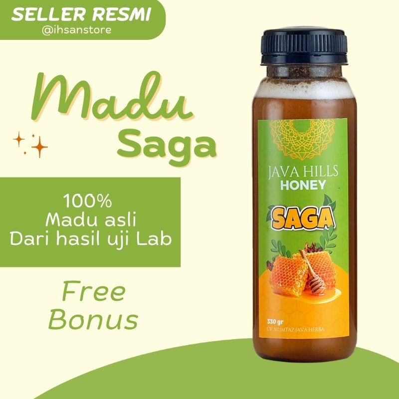 

TEGAL MADU SAGA 320GR PREMIUM JAVA HILLS RAW HONEY MADU SARIAWAN