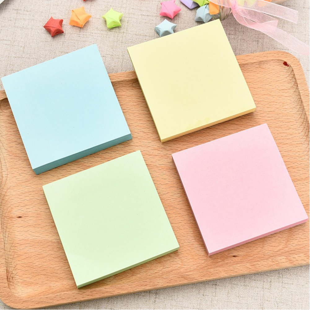 

Sticky Notes Polos Warna Pastel 100 Lembar / Stiker Memo Stick Note Kertas Tempel / Penanda Halaman Bookmark Note Pad Pembatas