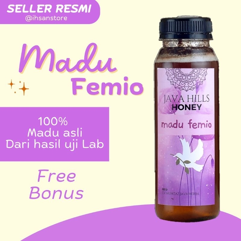 

TEGAL MADU FEMIO 320GR PREMIUM JAVA HILLS RAW HONEY MADU MADU PERAWAN MADU PROMIL