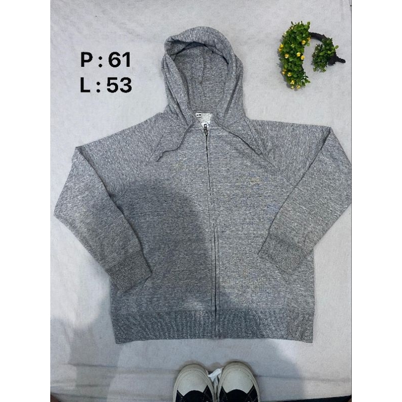 ZIPPER HOODIE UNIQLO ORIGINAL