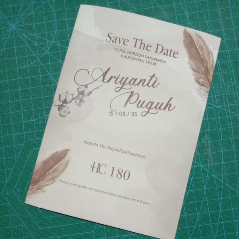 undangan pernikahan unik, undangan rustik undangan khitanan
