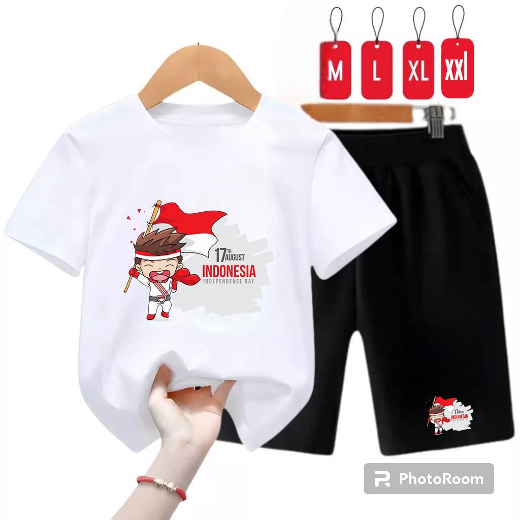 STELAN ANAK-ANAK 17 AGUSTUS / BAJU ANAK-ANAK / KAOS ANAK