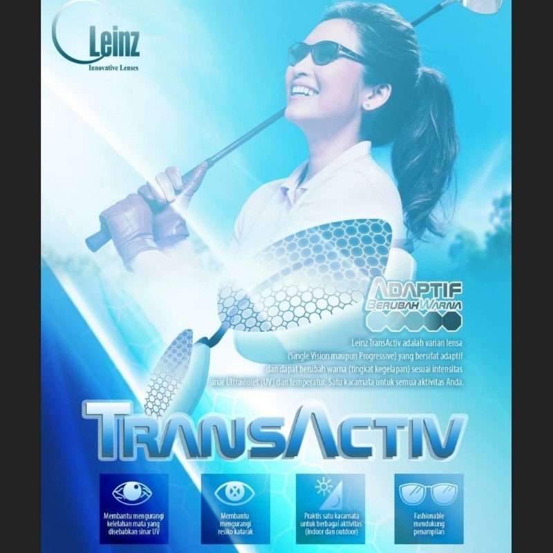 PROGRESIF PHOTOCROMIC TRANSACTIV LEINZ INDEX 1.56 BY TRL