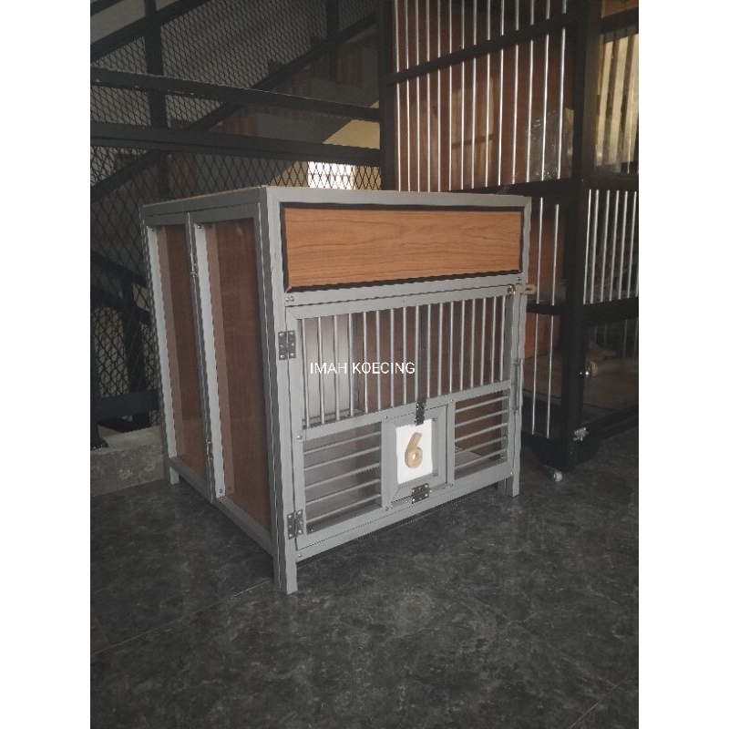 kandang burung merpati aluminium lipat